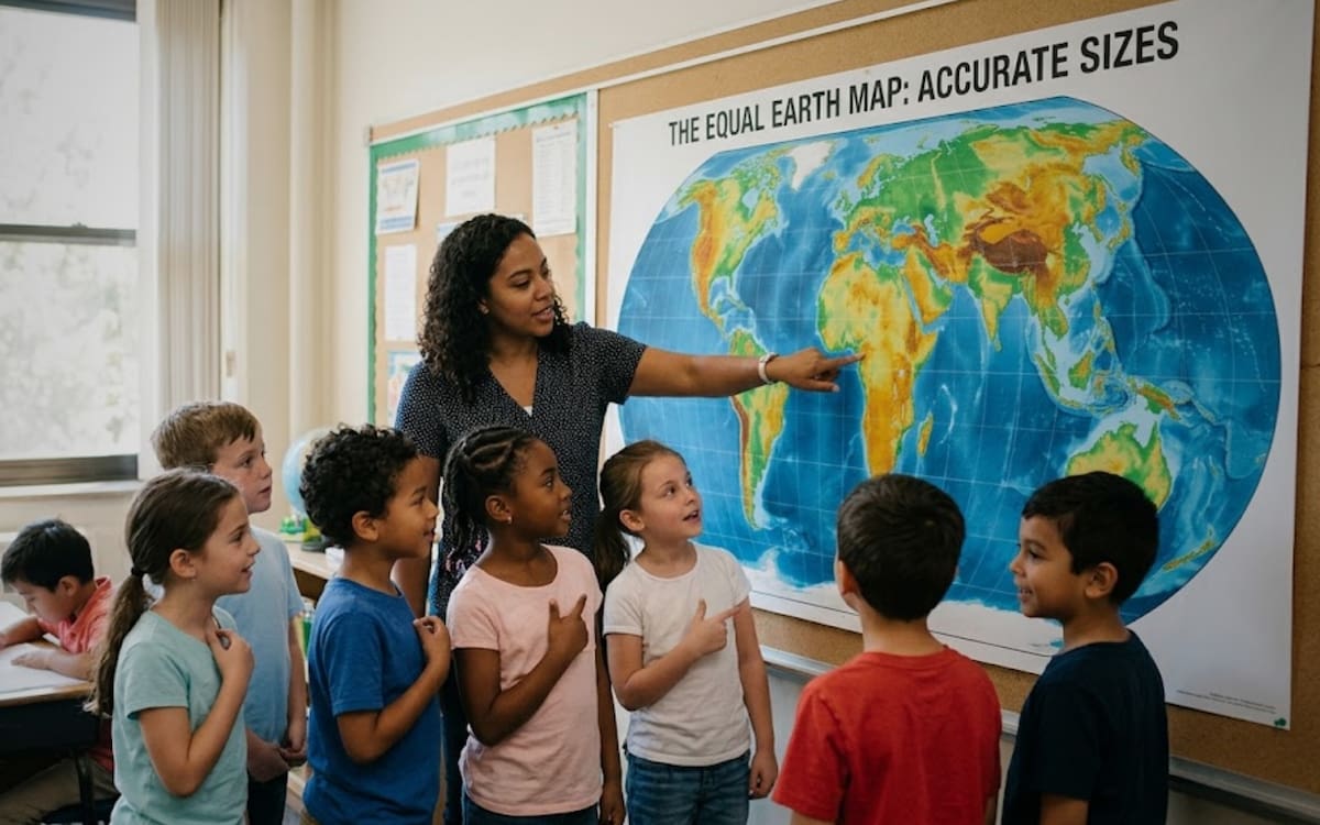 Aunque la medida no es vinculante para la navegación marítima, inicia un reemplazo gradual de los mapas de pared en escuelas públicas de más de 160 países.