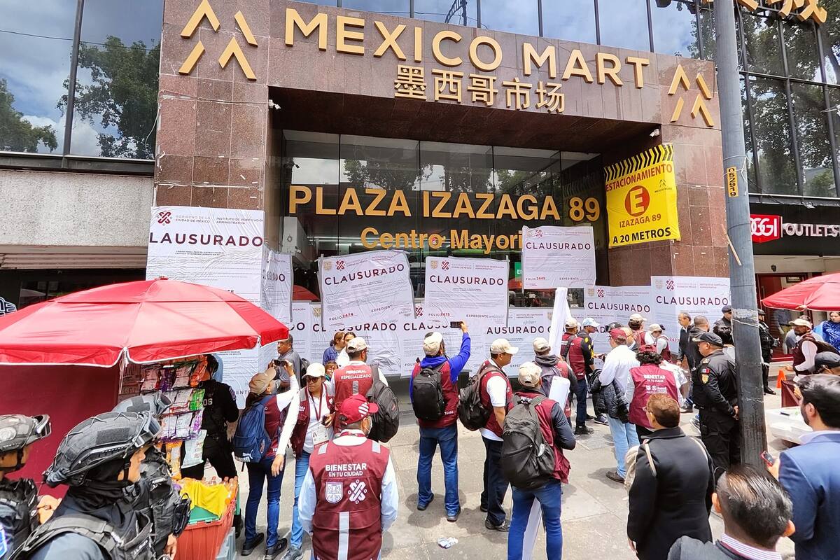 Clausuran centro mayorista de productos chinos en CDMX; afectan a mil 600 locales