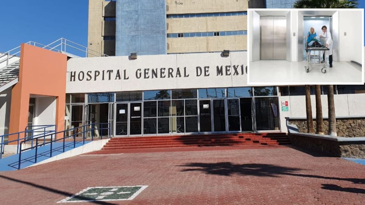 Cambian elevador del Hospital General de Mexicali tras más de 10 años fuera de servicio; costará hasta 12 mdp