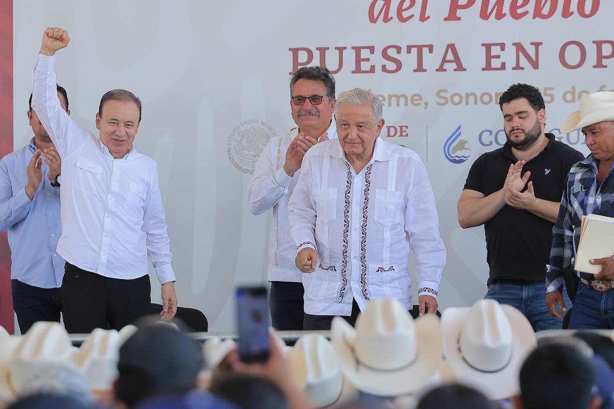 Resalta Gobernador de Sonora entrega de acueducto y Sistema de Agua Potable yaqui