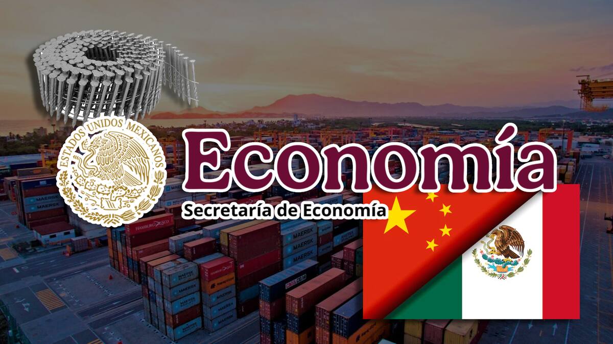 México impone arancel provisional a clavos de acero chinos tras detectar prácticas desleales