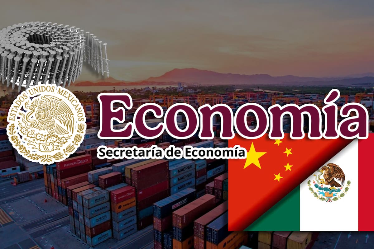 México impone arancel provisional a clavos de acero chinos tras detectar prácticas desleales