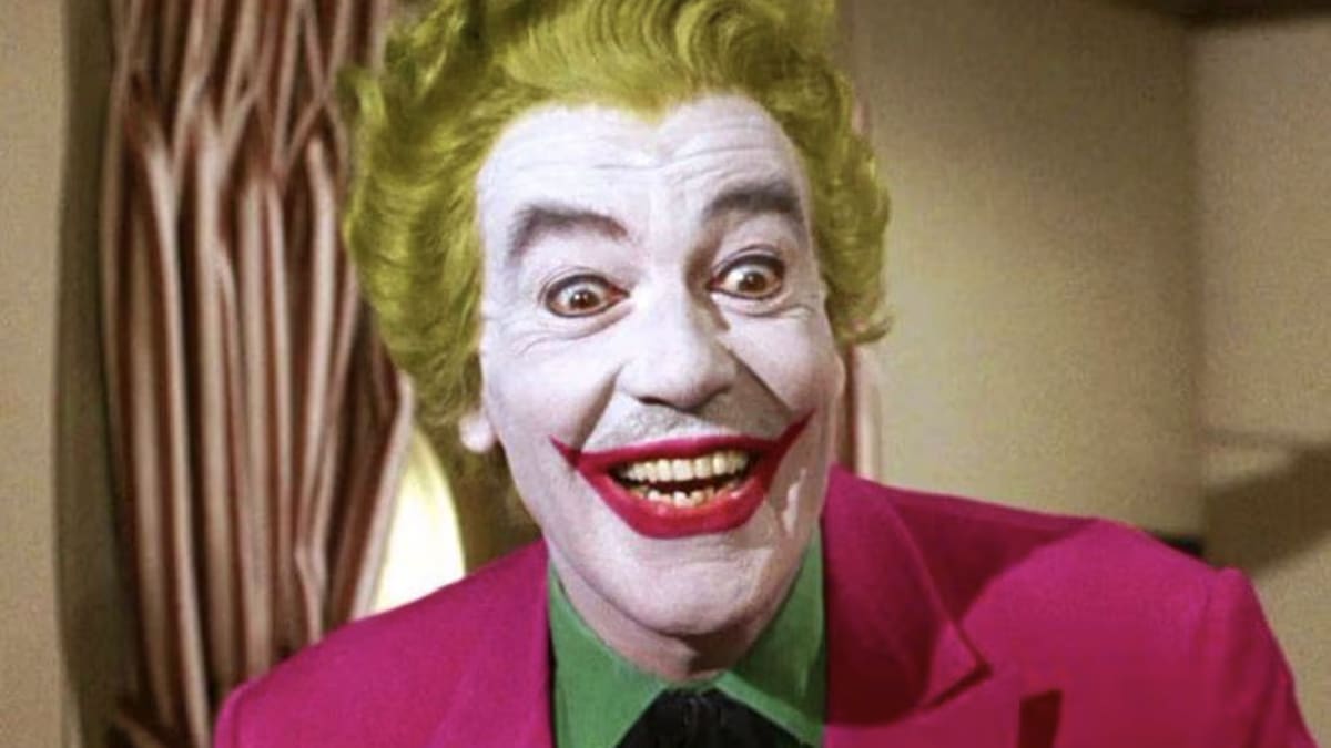 Cesar Romero en la serie de televisión Batman (1966-1968).