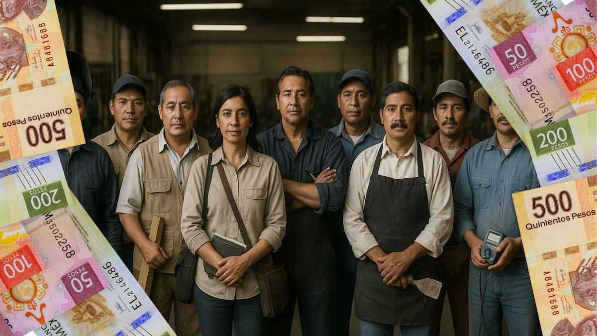 Por primera vez desde que existen registros, los salarios mínimos profesionales rebasarán los 300 pesos diarios