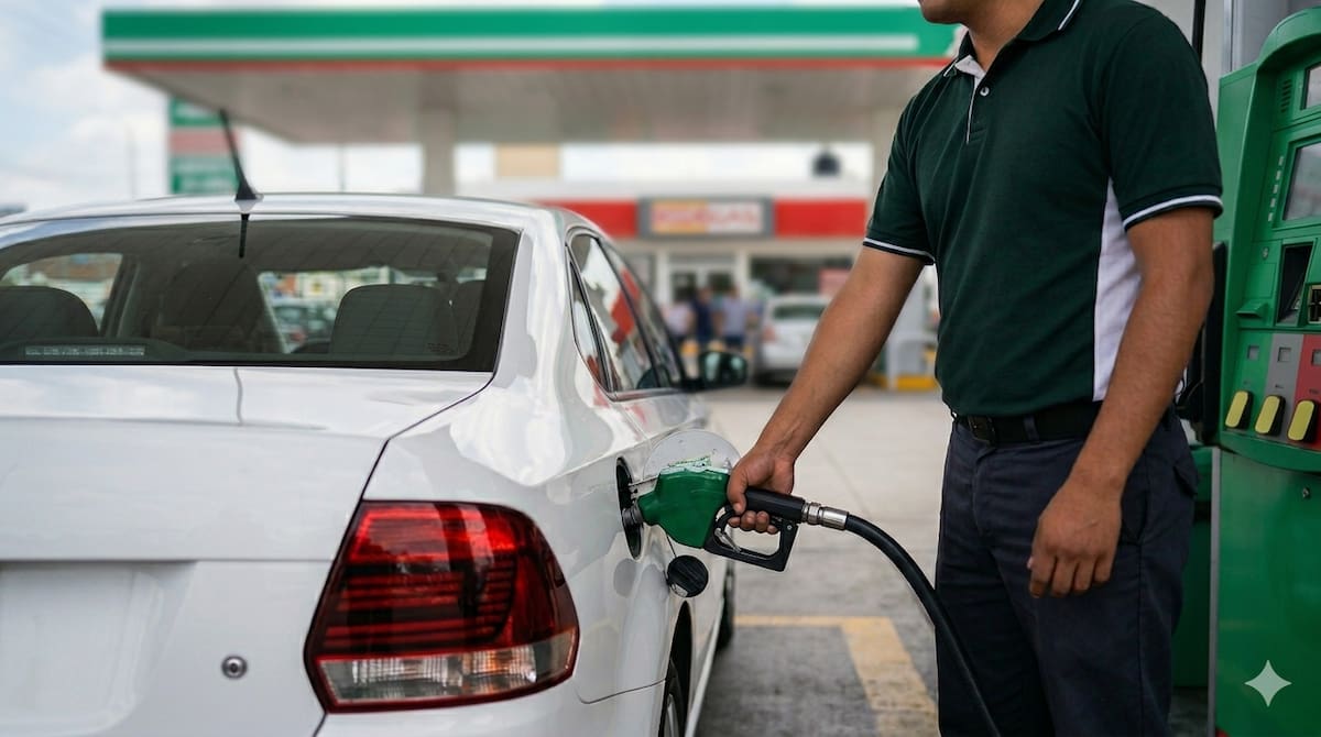 Según los expertos, aunque México produce petróleo, el precio del combustible depende también de factores internacionales. | Foto: Generada con IA