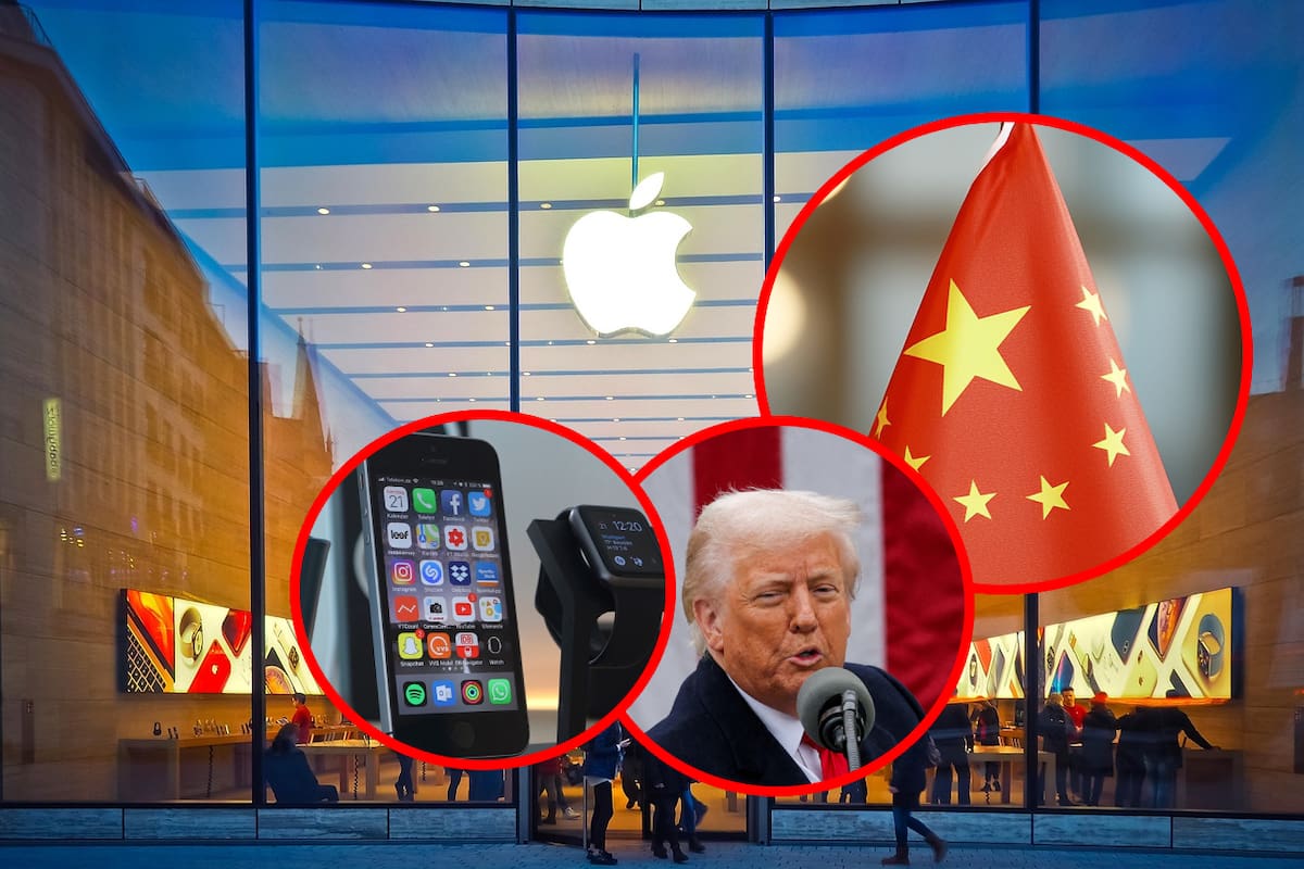 ¿Apple en problemas por iPhones más caros por aranceles de Trump a China?