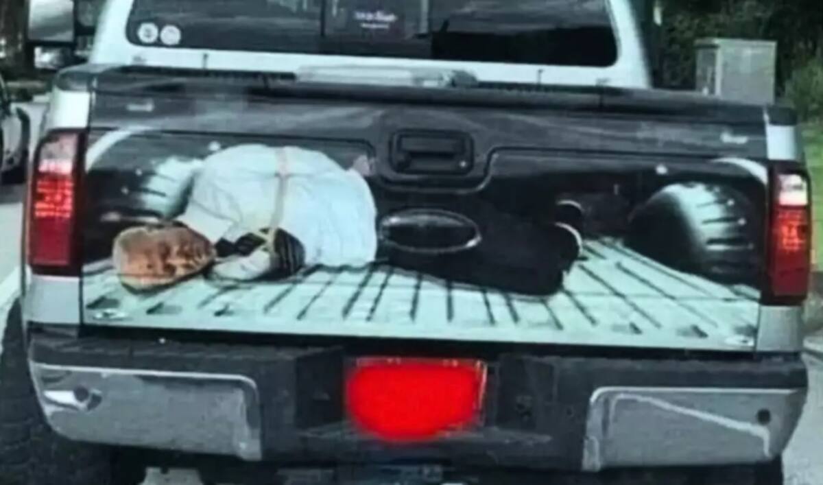 La imagen de Biden fue compartida por Donald Trump en redes sociales.