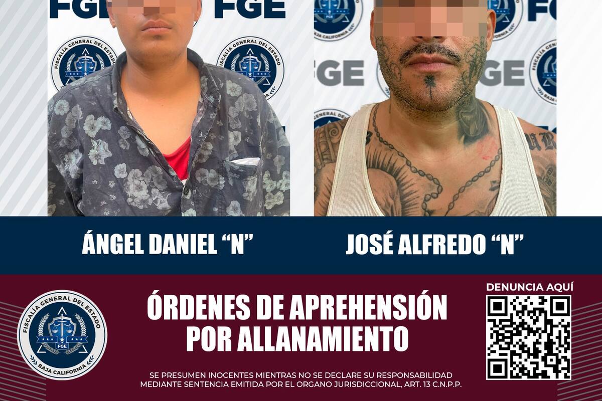 Capturan a dos prófugos por allanamiento