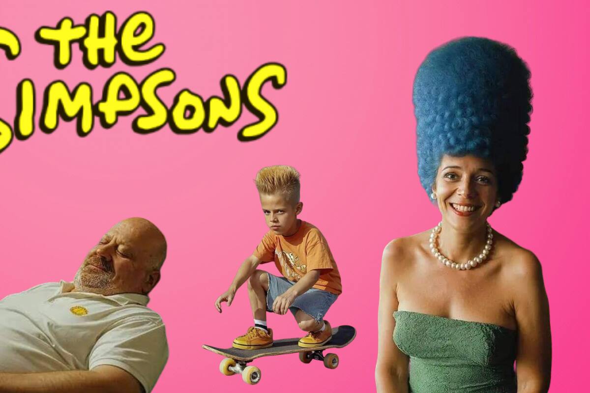 La IA imagina cómo se verían los personajes de Los Simpson si fueran personas reales