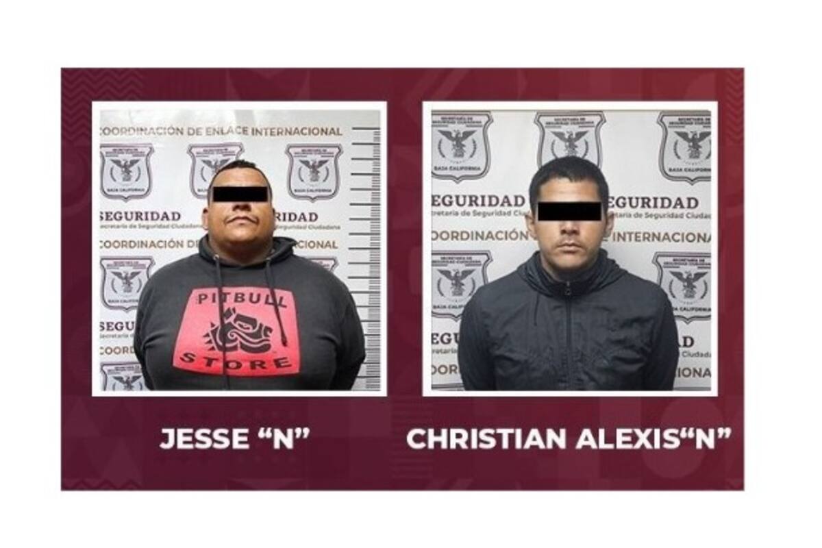 Capturan a dos prófugos estadounidenses en Mexicali