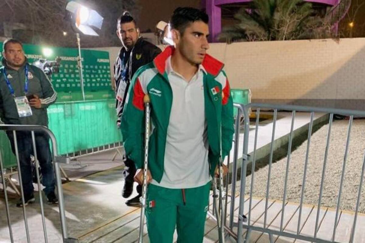 Sale lesionado Aldo Cruz en Panamericanos