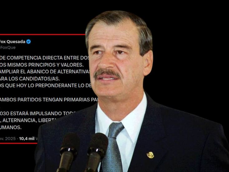Vicente Fox presenta ‘Vértice MX’ como alternativa política rumbo a 2030 y llama a la ciudadanía a sumarse al proyecto