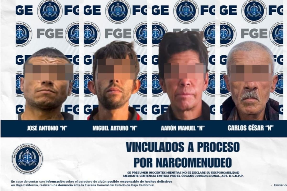 Vinculan a cinco por narcomenudeo