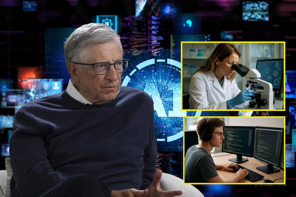 Bill Gates predice cuáles son las 3 profesiones que la Inteligencia Artificial no podrá reemplazar