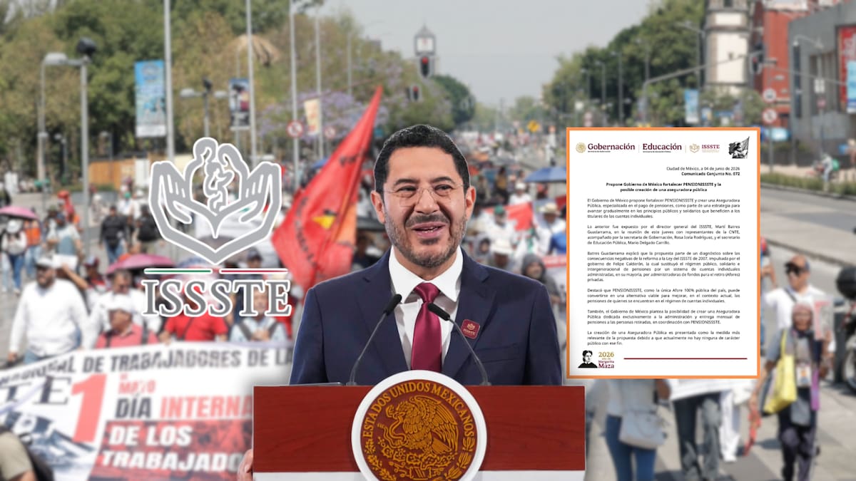 En medio de protestas de la CNTE, Segob propone una Aseguradora Pública para mejorar las pensiones del ISSSTE sin derogar la Ley del 2007