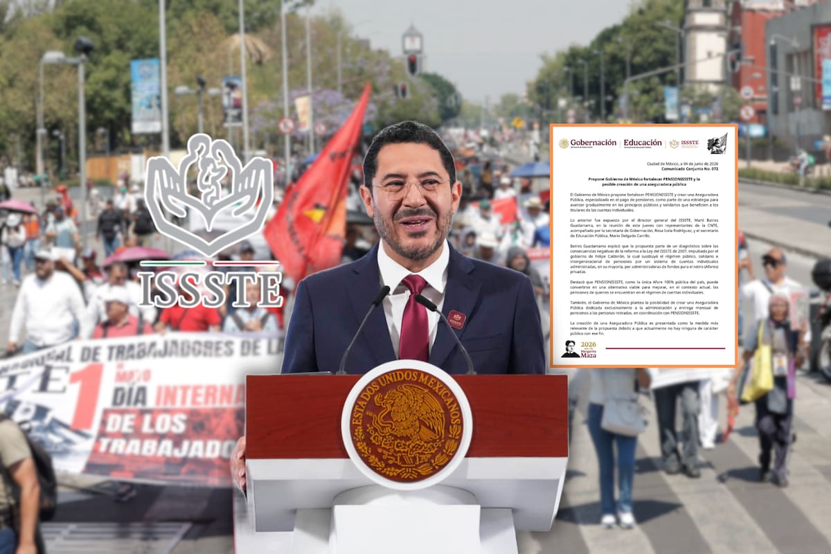 En medio de protestas de la CNTE, Segob propone una Aseguradora Pública para mejorar las pensiones del ISSSTE sin derogar la Ley del 2007