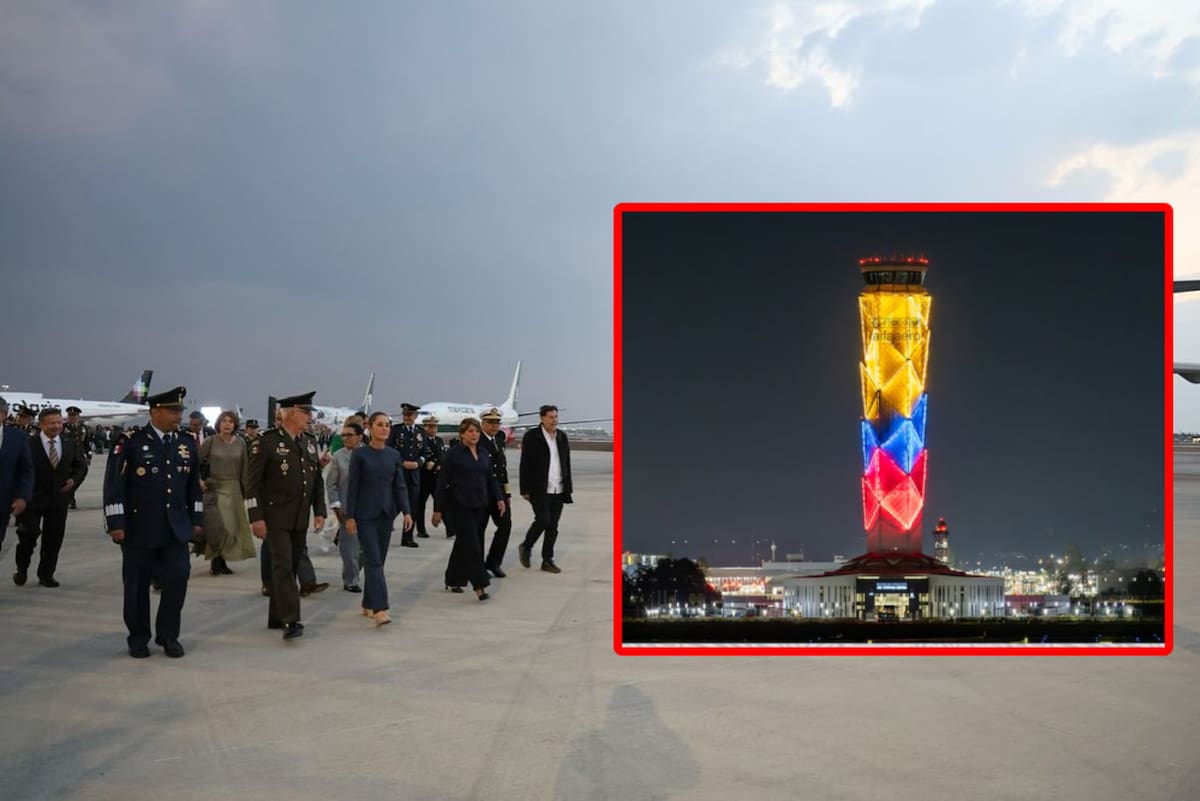Claudia Sheinbaum resaltó el rápido desarrollo del Aeropuerto Internacional Felipe Ángeles (AIFA) durante la inauguración de la Feria Aeroespacial en México.