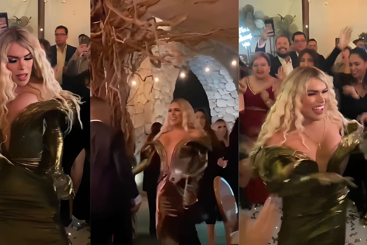 Wendy Guevara genera controversia en la boda de su hermano