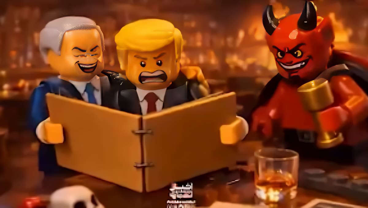 Irán difunde video animado estilo Lego con críticas contra Estados Unidos e Israel