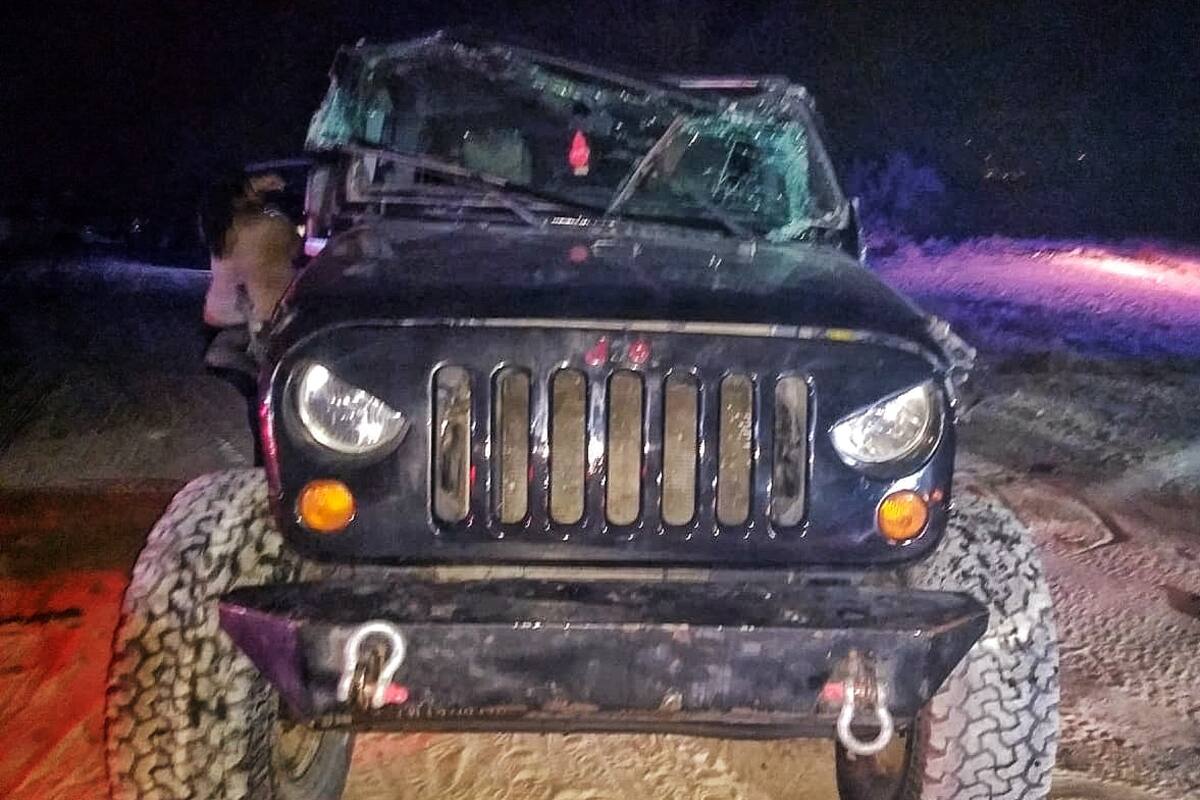 Marino muere tras volcadura en San Felipe