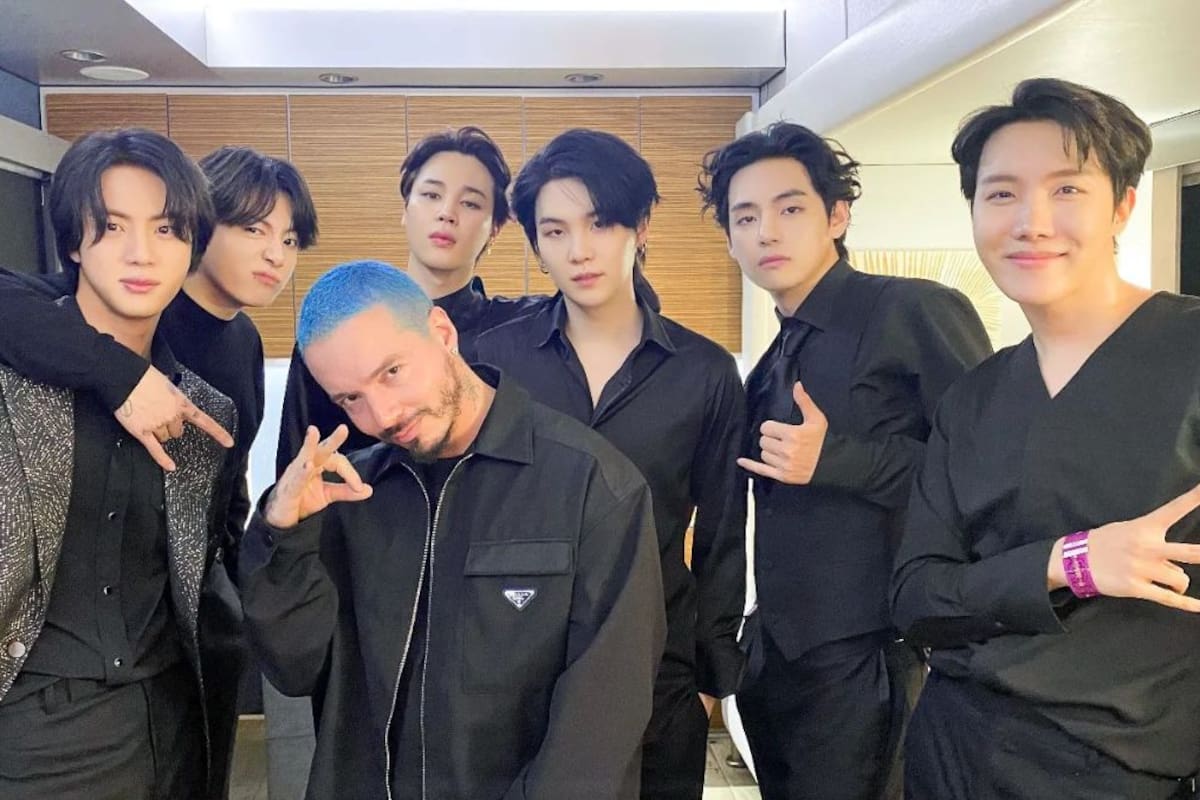 J Balvin confiesa que grabó una canción con BTS la cual no han podido lanzar.