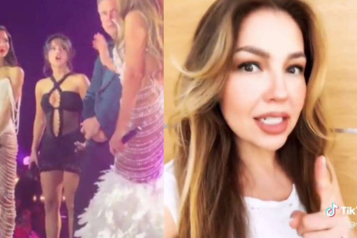 Thalía revela la VERDAD sobre su presunta discusión con Becky G en los Latin American Music Awards