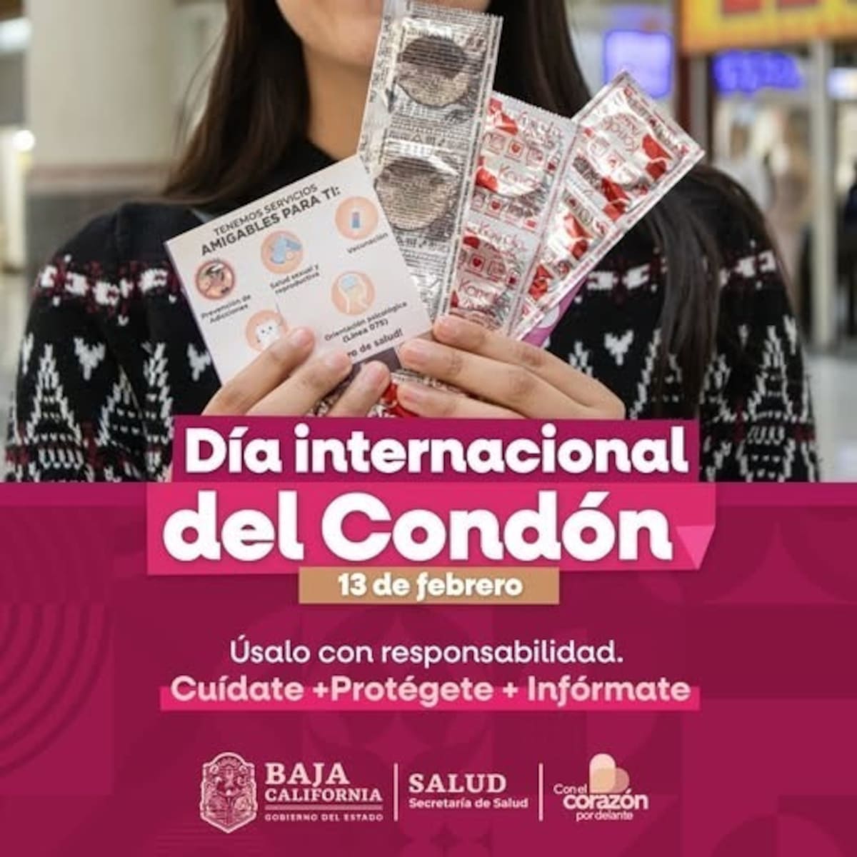 La Secretaría de Salud estatal informó que en 2025 se distribuyeron 1 millón 172 mil 833 preservativos, superando la cifra del año anterior. Foto: Cortesía