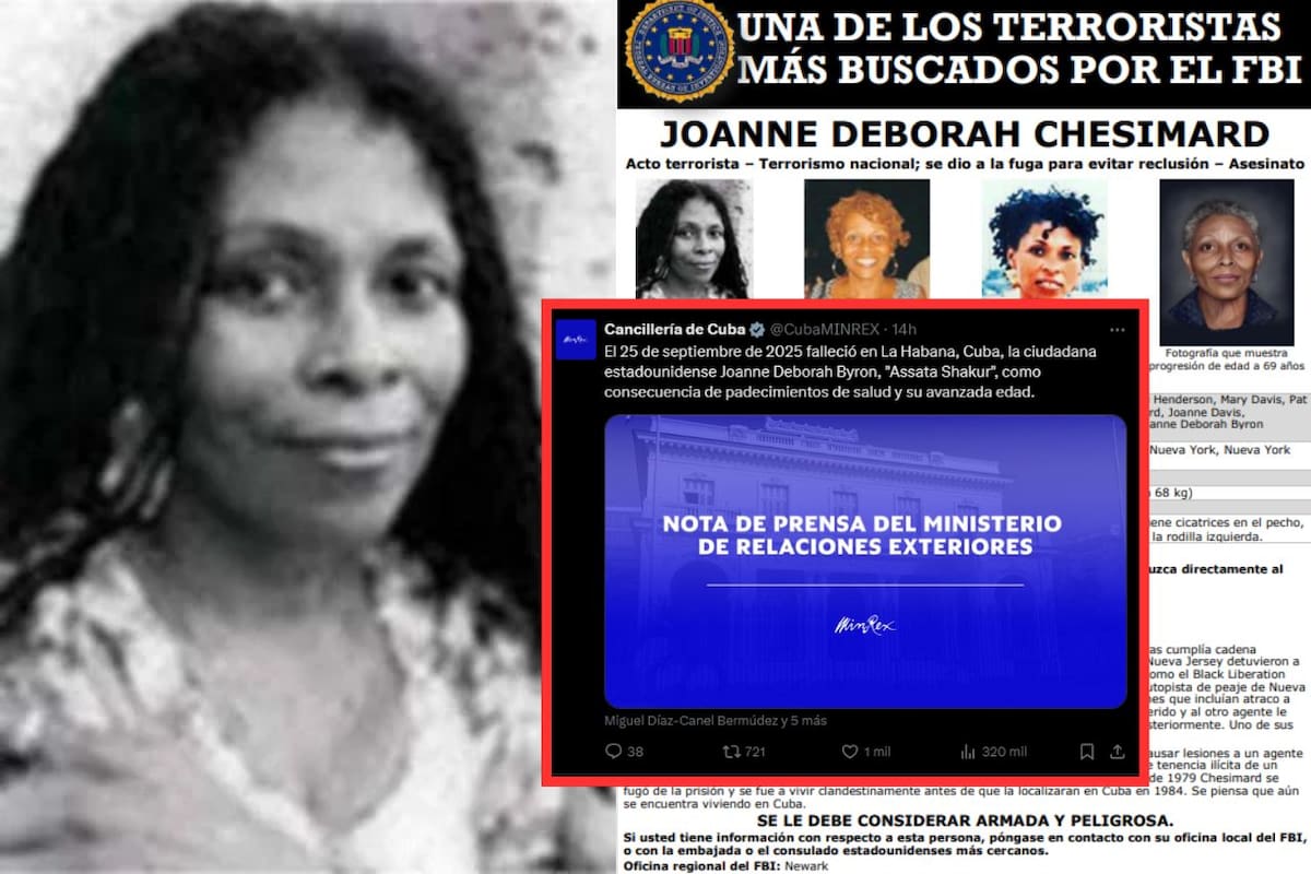 Muere Assata Shakur: Termina la búsqueda de una de las “terroristas más buscadas” del FBI en Cuba