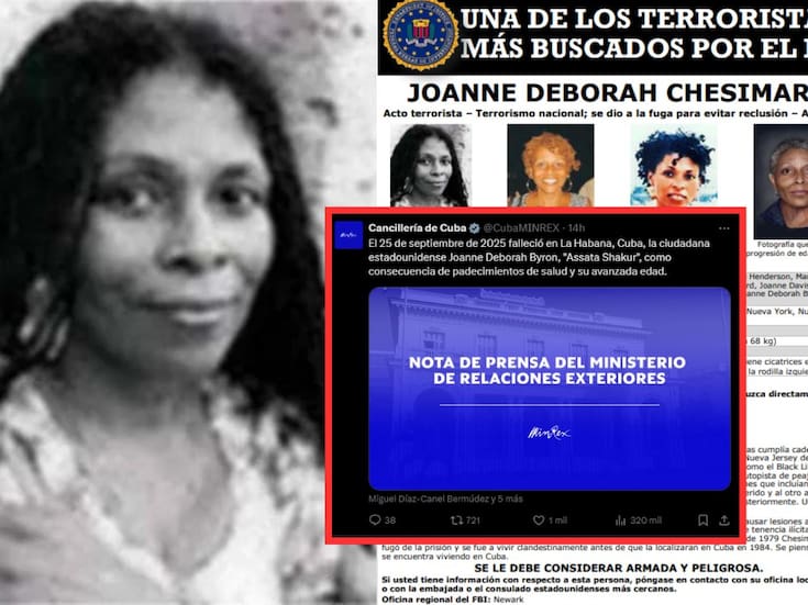 Muere Assata Shakur: Termina la búsqueda de una de las “terroristas más buscadas” del FBI en Cuba