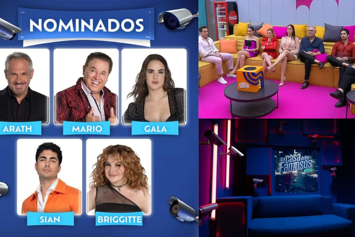 Estos son los nominados en la Casa de los Famosos este 11 de septiembre