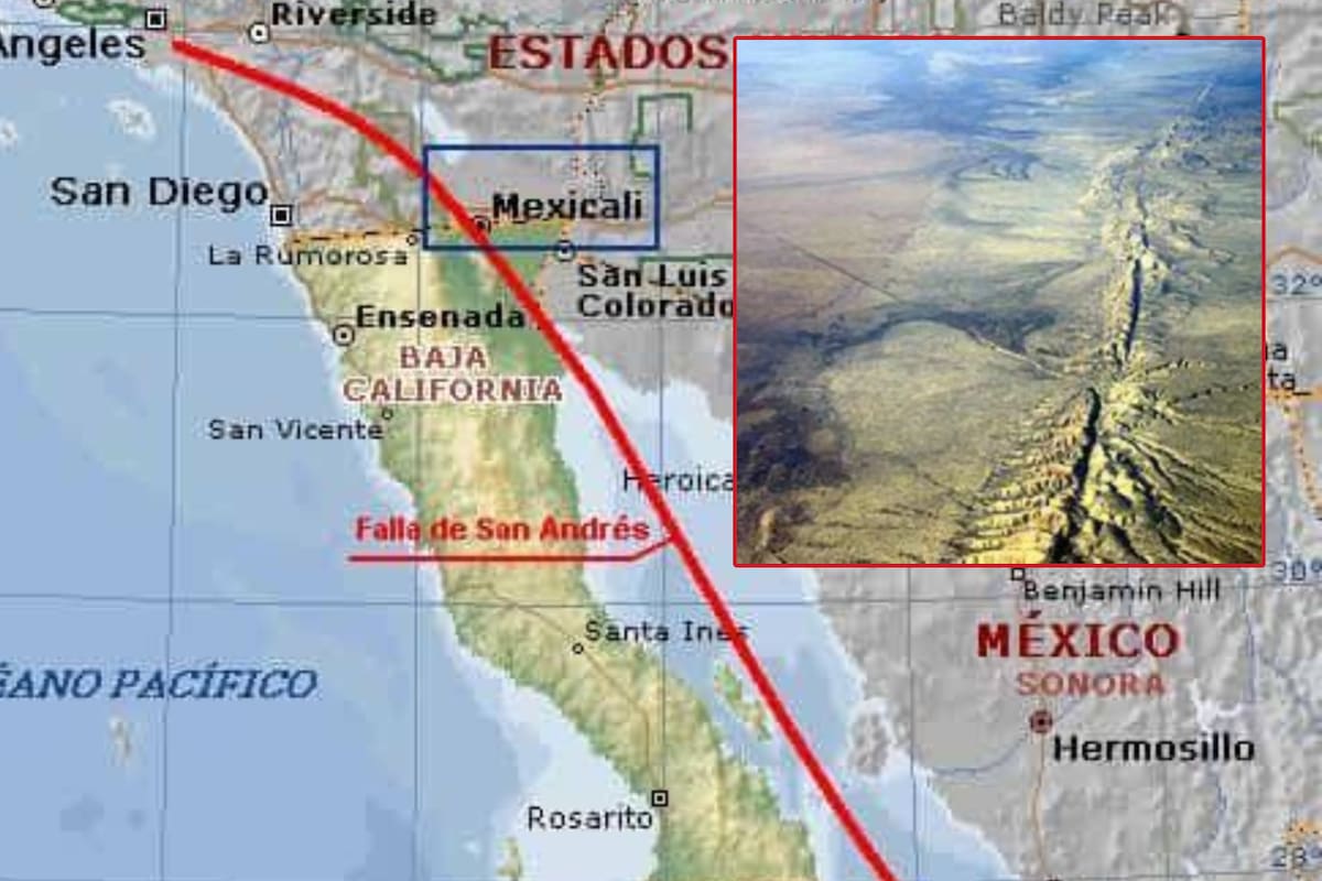 Falla de San Andrés: ¿Por dónde pasa en México, y por qué se relaciona con fuertes terremotos?