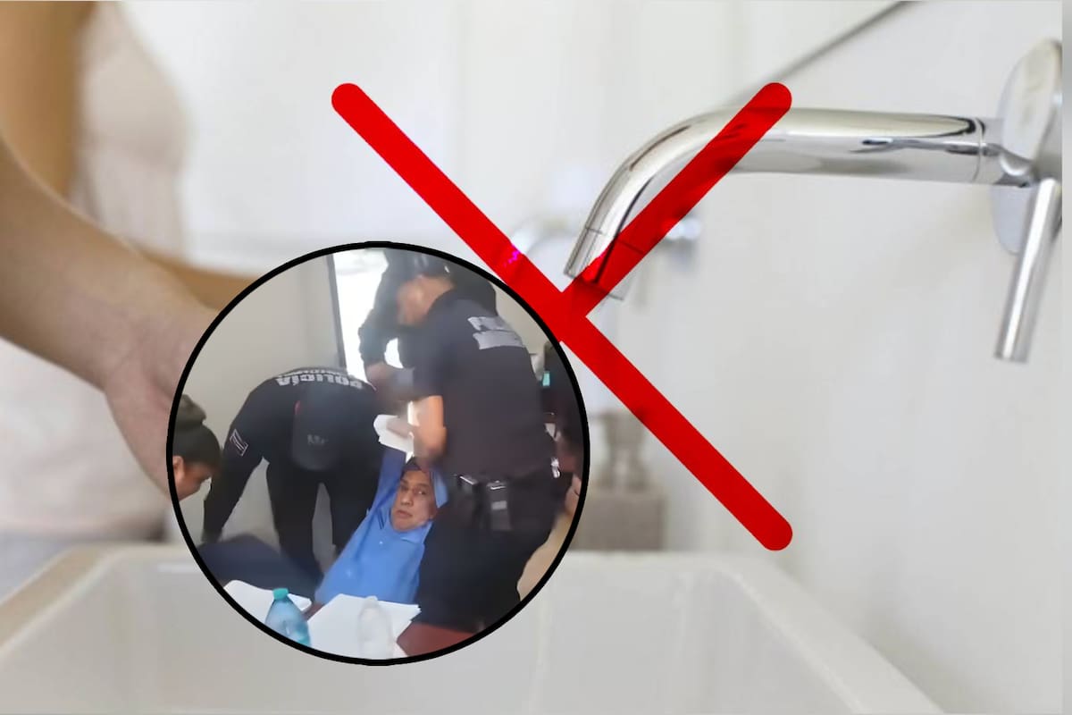 Desalojan por la fuerza al gerente del Sistema de Aguas tras atrincherarse por 48 horas en su oficina luego de que descubrieran irregularidades en su gestión