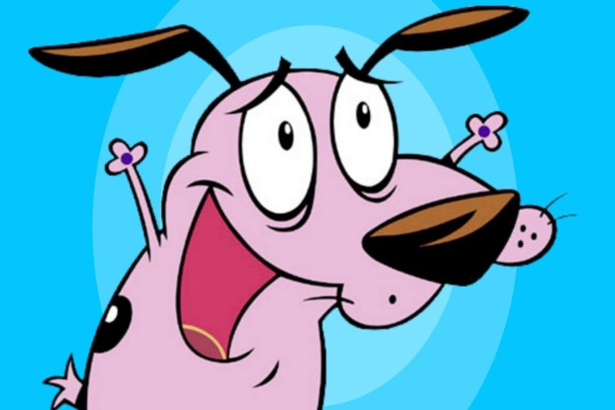 Así se vería Coraje el perro cobarde si fuera un perrito de la vida real según la IA