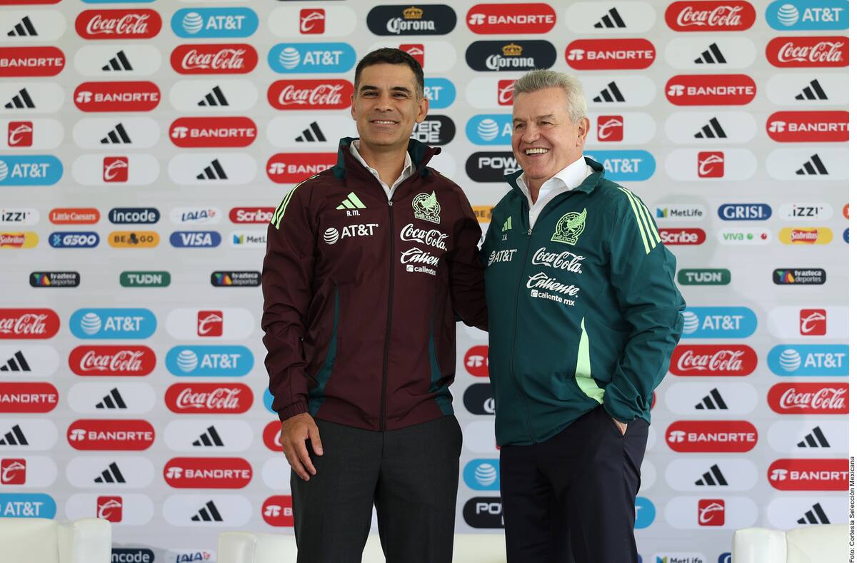 Presentación de Javier Aguirre y Rfa Márquez. Foto: Archivo G/H