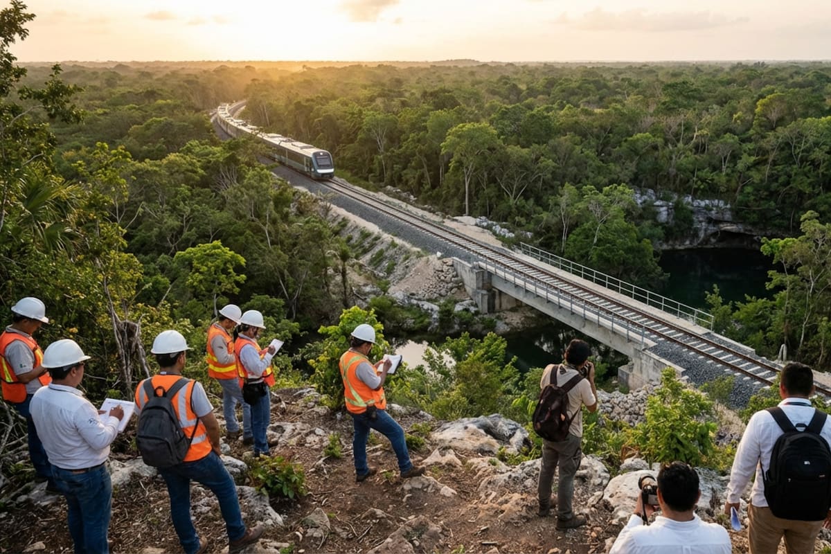 Activistas advierten sobre daños ambientales del Tren Maya en 2026: selvas, cenotes y biodiversidad en riesgo, exigen mayor supervisión y transparencia