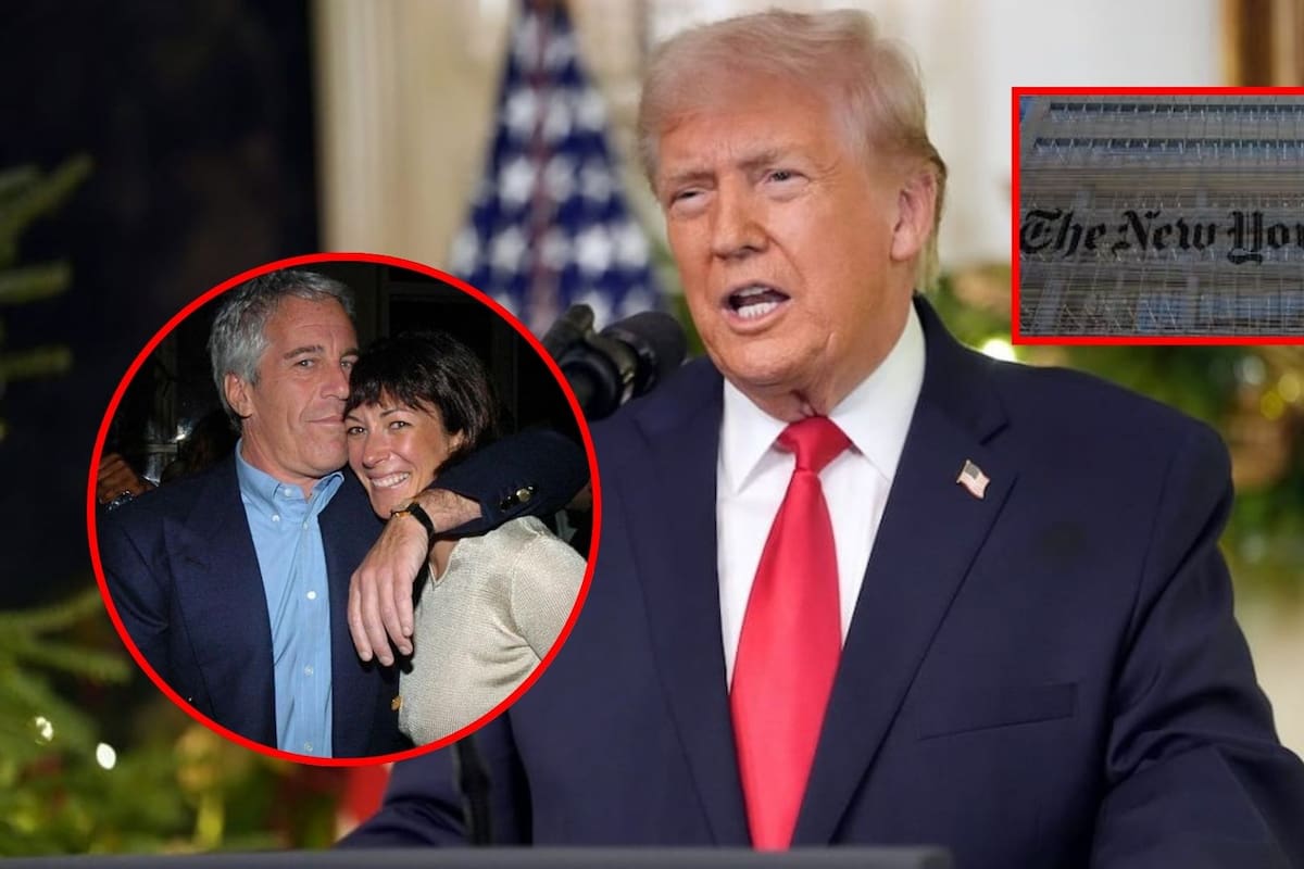 Tras reportaje sobre su presunto vínculo con Jeffrey Epstein, Donald Trump acusa al New York Times de ser una “amenaza a la seguridad nacional”