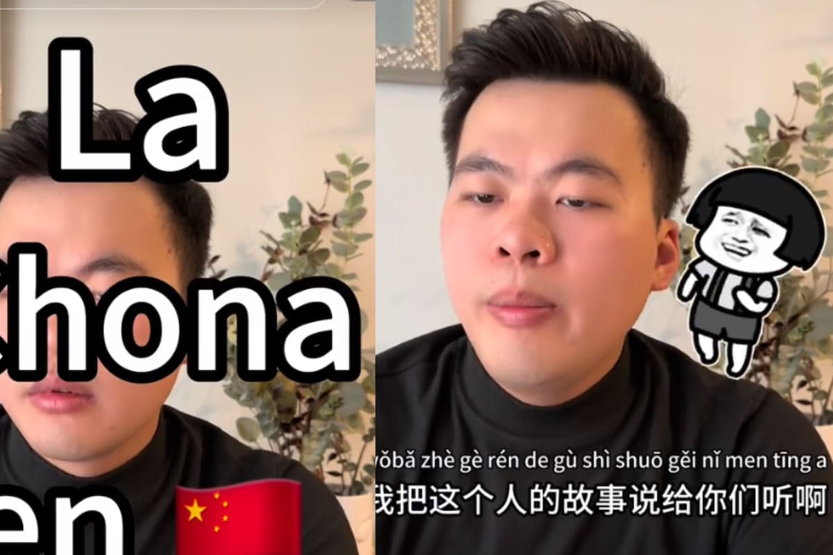 Influencer canta la Chona en Chino Mandarin y se vuelve viral en TikTok
