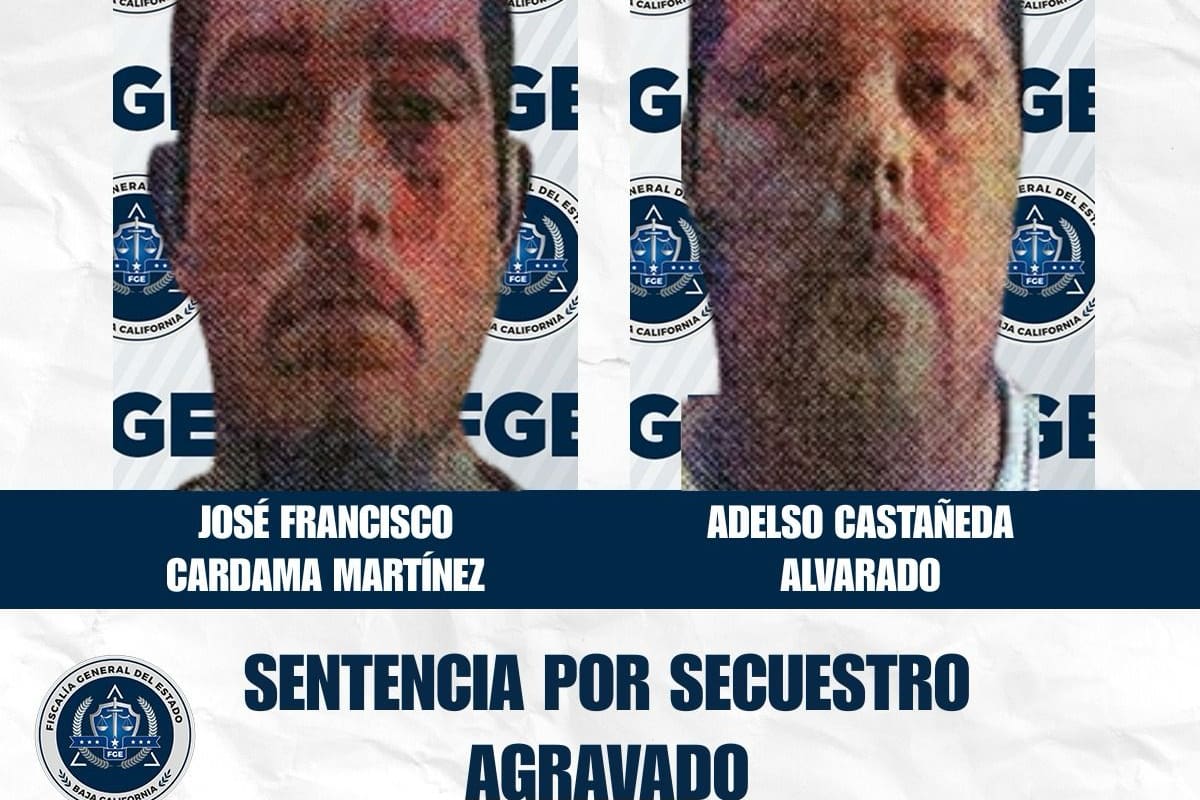 Sentencian a 23 años de prisión a dos por secuestro agravado