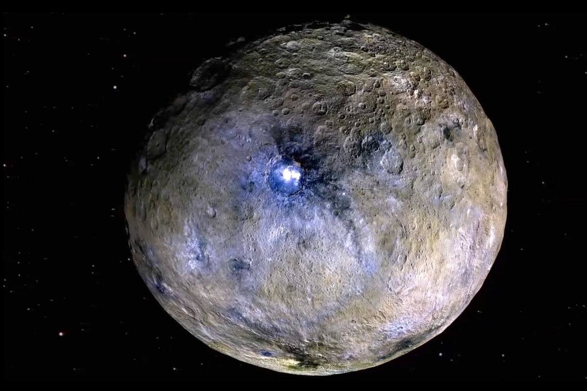 Planeta enano Ceres tiene un océano de agua salada secreto