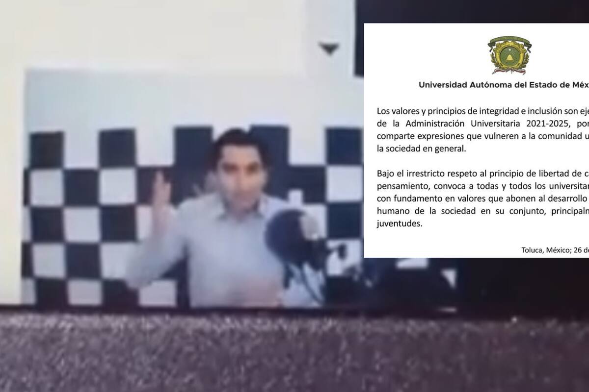 Profesor de la UAEM: "Si dicen compañere lo saco de la clase", universidad pide no vulnerar derechos