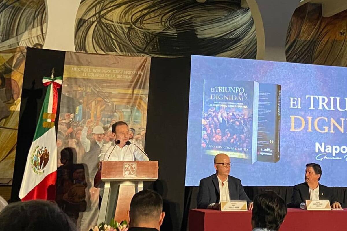 Niega Napoleón Gómez Urrutia regresar al País para tomar revancha; presenta su libro en Sonora
