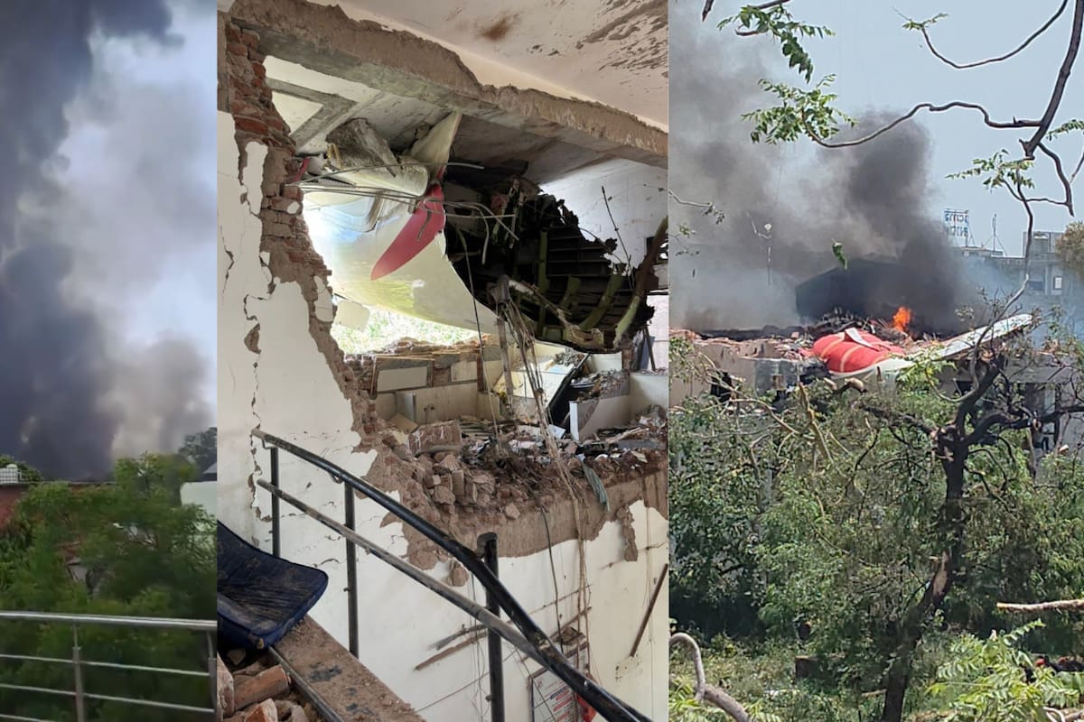 VIDEOS: Así fue el impacto del avión de India Airlines con 242 pasajeros