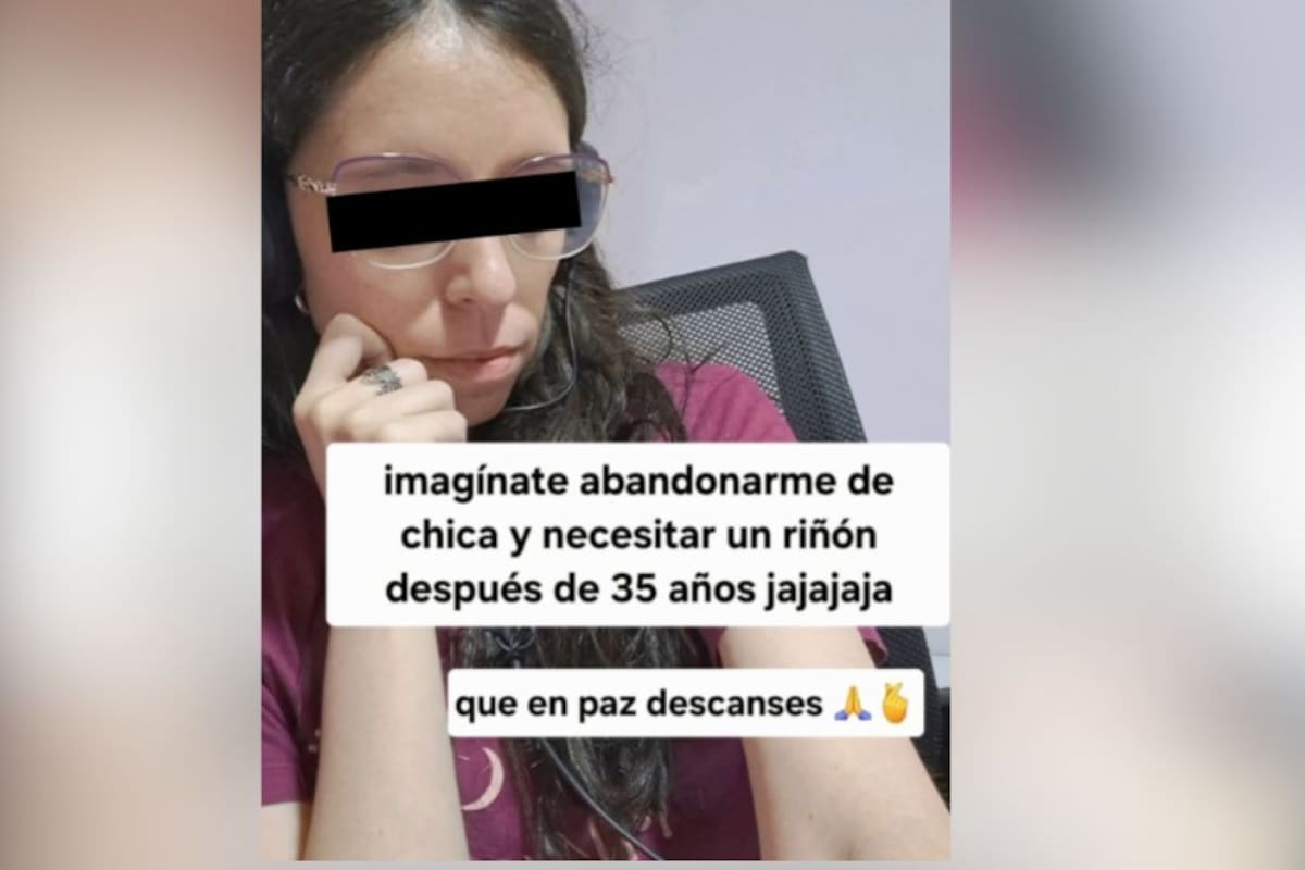 Mujer se vuelve viral tras negarse a donar un riñón a su padre que la abandonó hace 35 años