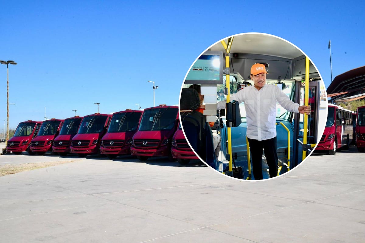 Se Renueva transporte público en Sonora con 420 nuevas unidades y sistema de credencialización para mejorar la movilidad urbana