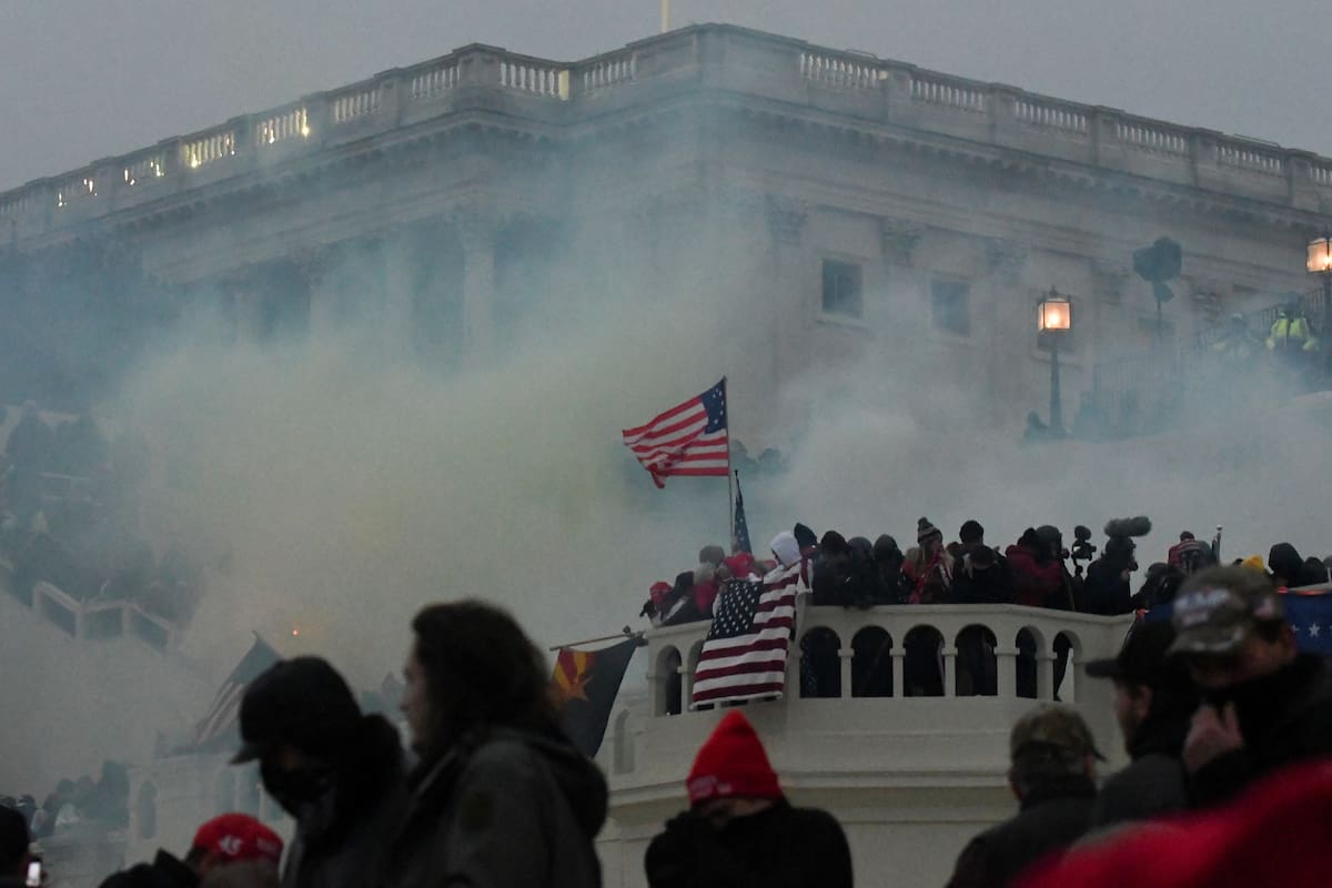 Foto de archivo ilustrativa del ataque del 6 de enero al Capitolio, en Washington
Ene 6, 2021. REUTERS/Stephanie Keith/