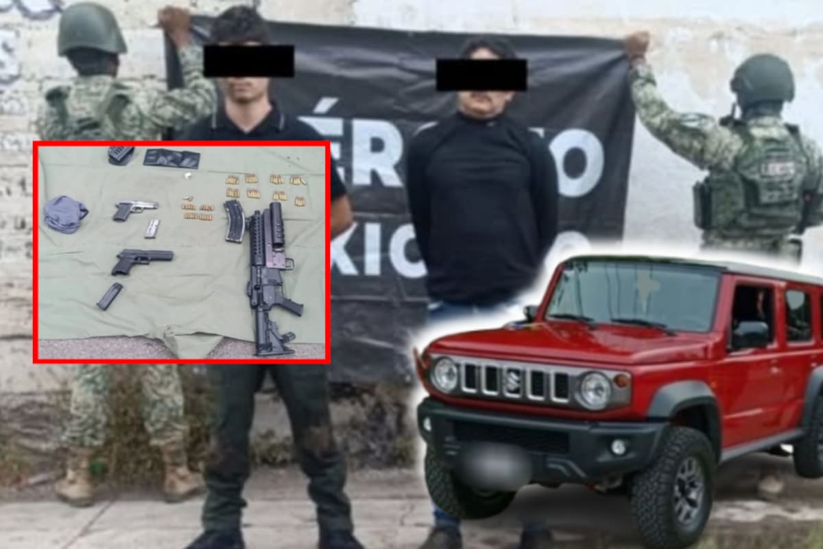 Aseguran armas y capturan a tres civiles tras operativos en Culiacán