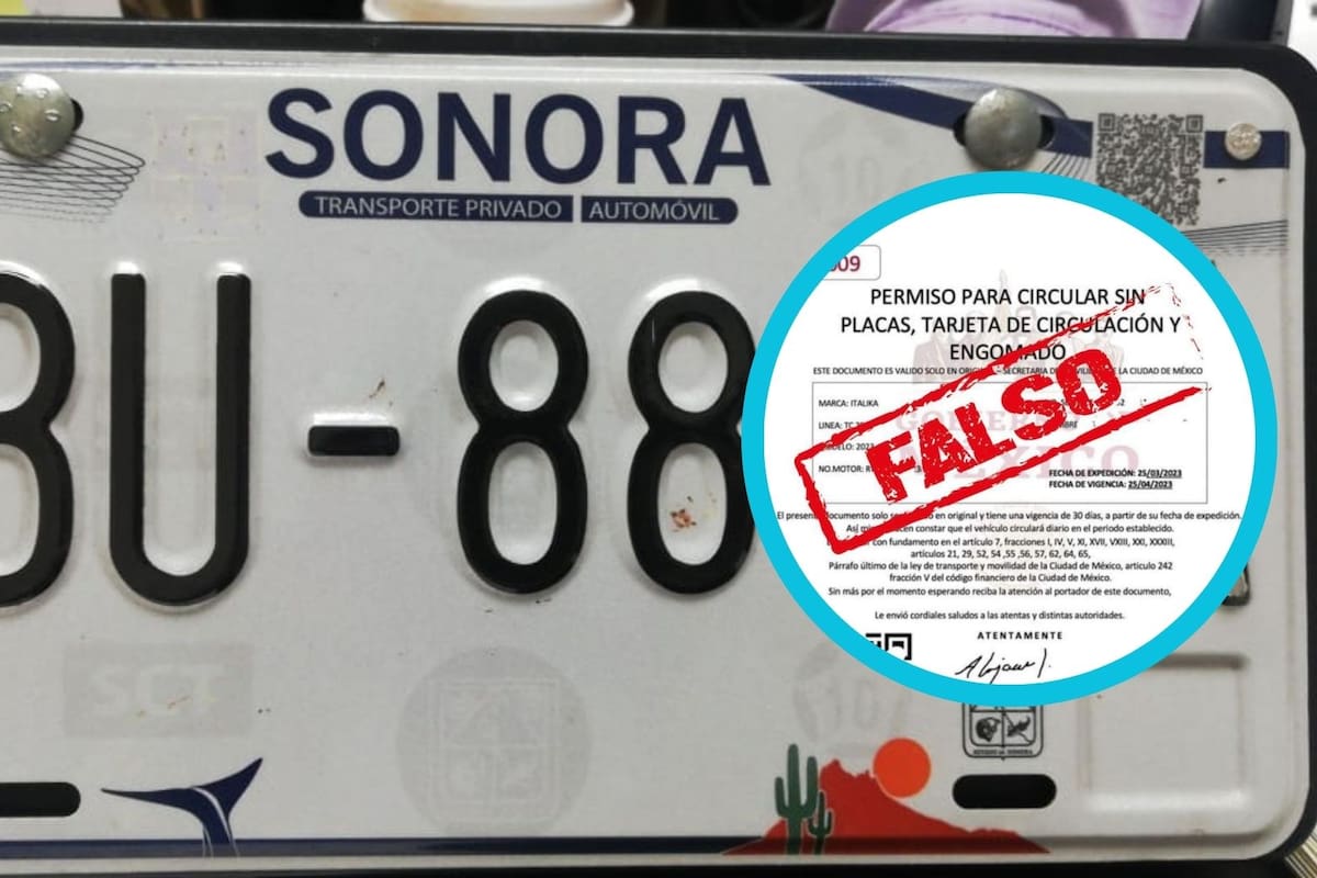 ¿Cómo saber si las placas de un auto son auténticas?