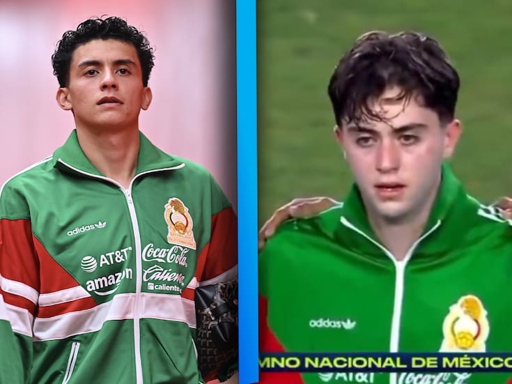 Richard Ledezma y Brian Gutiérrez son captados NO entonando el himno nacional mexicano