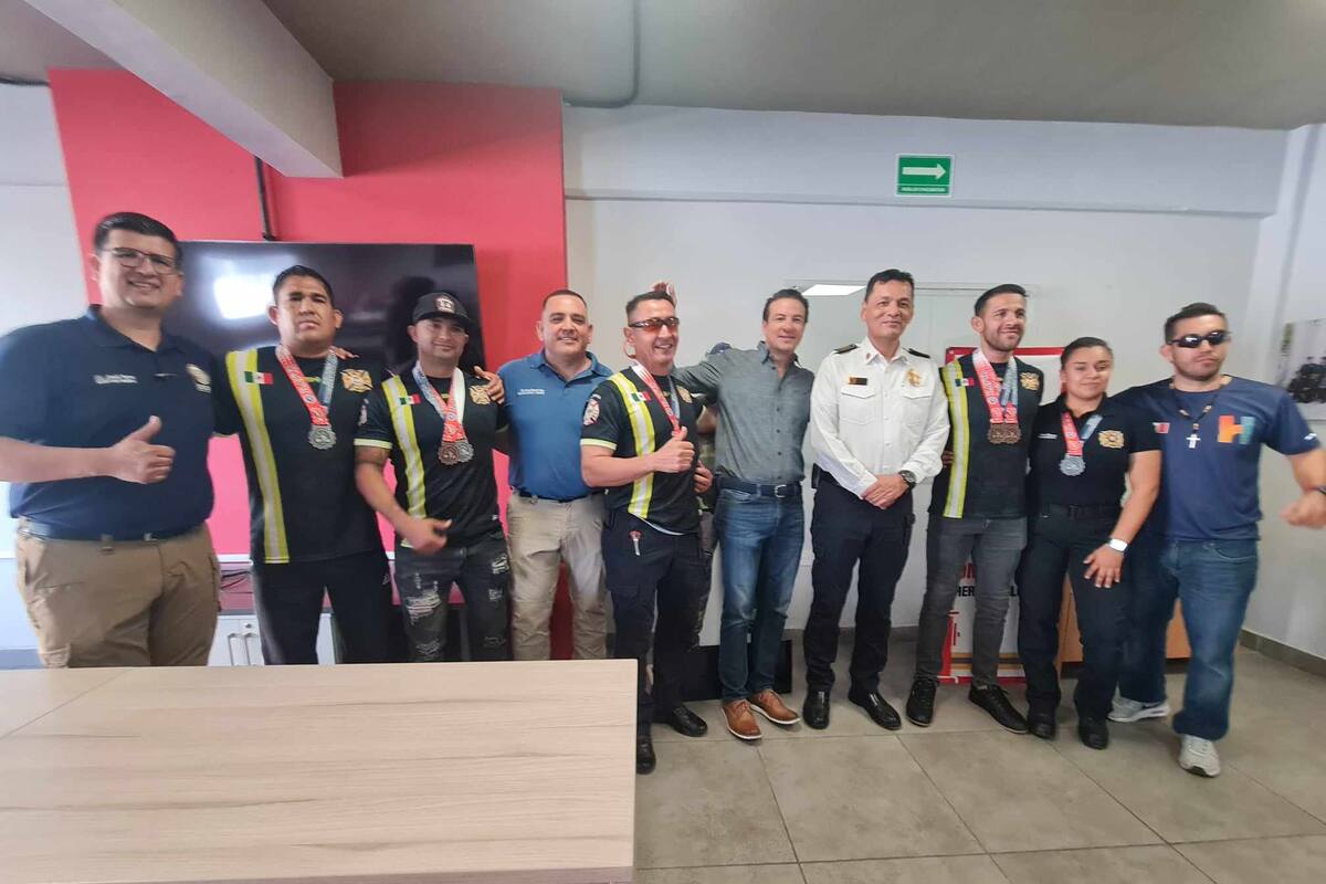 Bomberos de Hermosillo regresan con 25 medallas tras destacada participación en juegos latinoamericanos