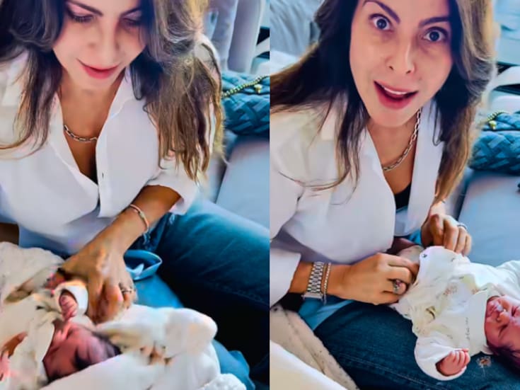 Kate del Castillo desata controversia al adoptar un “Bebé Reborn” por su cumpleaños